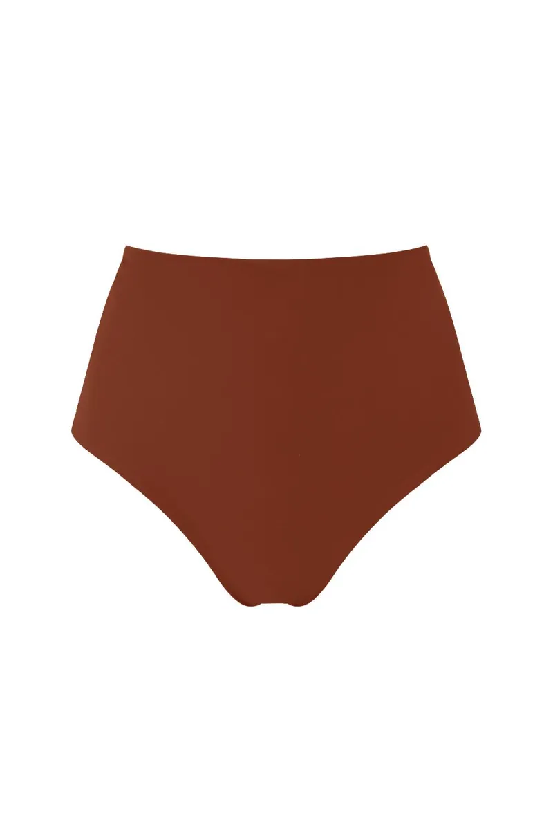 Anekdot Anekdot Damen vegan Core High Bikini Bottom, Braun, – Produktbild 1 von 2