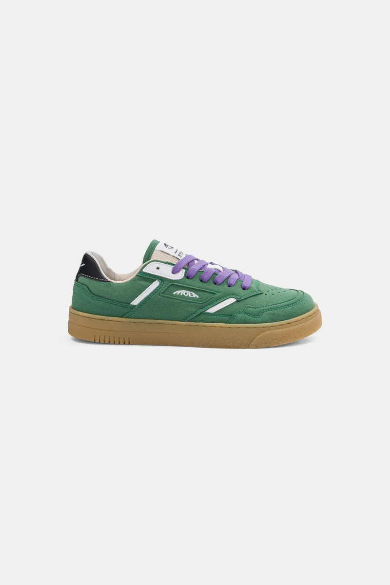 MoEa MoEa Herren vegan Sneaker Origin Low Forest Veganes Wildleder & Weißer Mais, Grün, – Produktbild 1 von 2