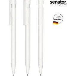 Senator Senator Kugelschreiber "Liberty Matt Recycled", Weiß, – Produktbild 2 von 2