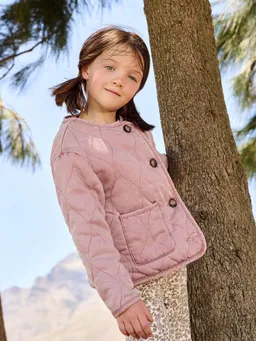Vertbaudet Vertbaudet Steppjacke mit Teddyfleece-Futter & Wellensteppung Mädchen – Produktbild 1 von 1