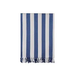 Vinga VINGA Ornos GRS Hamamtuch aus Baumwolle, blau, weiß – Produktbild 1 von 1