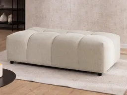 S-Style Möbel Polsterhocker Bubble mit Sitzfläche in Bubble-Optik aus weichem Strukturstoff (1 x Hocker), mit Wellenfederung – Produktbild 1 von 1