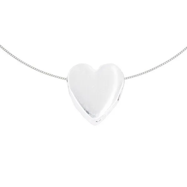 pakilia pakilia Kettenanhänger "Corazón cartoneado" inkl. Silberkette 45 cm – Produktbild 1 von 1