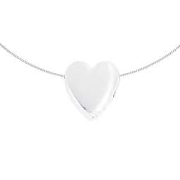pakilia pakilia Kettenanhänger "Corazón cartoneado" inkl. Silberkette 45 cm – Produktbild 1 von 1