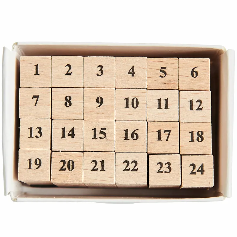 Rico Design Rico Design Mini Stempelset Zahlen 1-24 – Produktbild 1 von 2