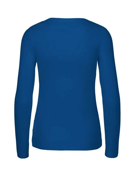 Neutral® - 3FREUNDE Neutral® - 3FREUNDE Frauen Longsleeve, Royal, – Produktbild 3 von 4