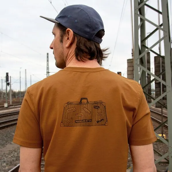Cmig Cmig Reisekoffer T-Shirt für Herren in roasted orange – Produktbild 4 von 4