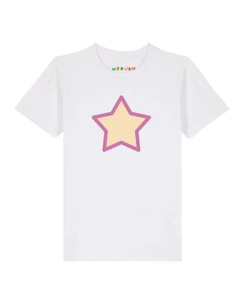 watabout.kids watabout.kids T-Shirt Kinder Stern, White, – Produktbild 1 von 2