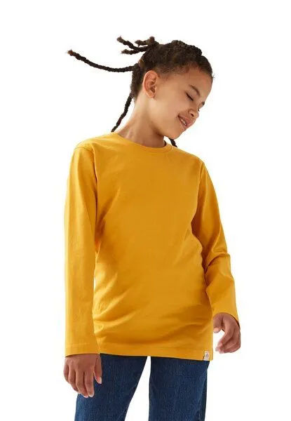 Band of Rascals Band of Rascals Basic Longsleeve, Mustard, – Produktbild 1 von 4