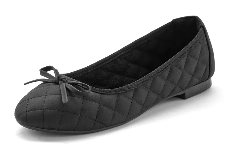 Lascana Ballerina schwarz, Schwarz, – Produktbild 2 von 3