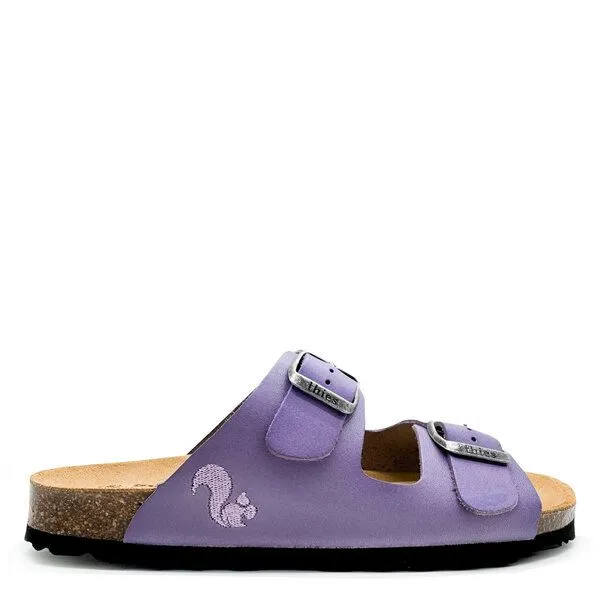 thies thies ® Eco Sandalen aus vegetabil gegerbtem Leder, Lavender, – Produktbild 1 von 4