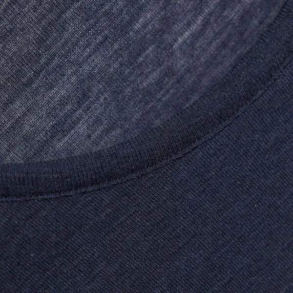 comazo|earth comazo|earth Wolle-Seide Shirt langarm, Dunkelblau, – Produktbild 4 von 4