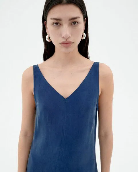 thinking mu thinking mu Sade dress, Blau, – Produktbild 4 von 4