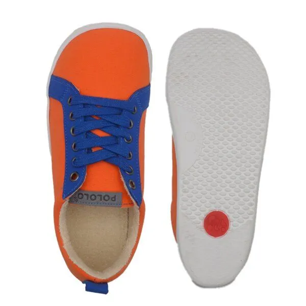Pololo Pololo Plus Barfuß Sneaker Baumwolle, unisex, Orange, – Produktbild 3 von 4