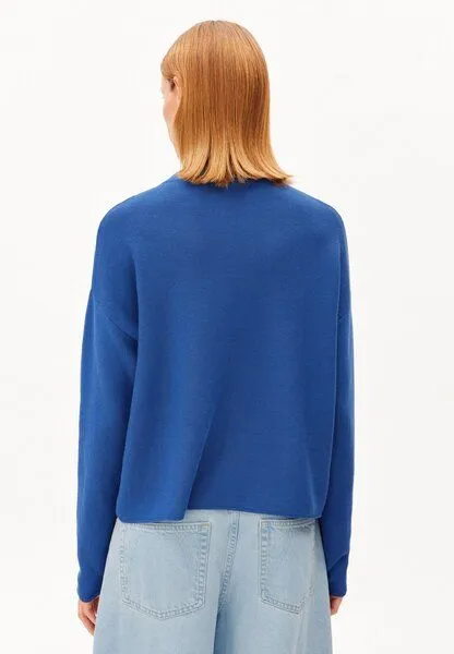 ARMEDANGELS ARMEDANGELS MERINAA Damen Pullover aus Bio-Baumwolle, Dynamo blue, – Produktbild 2 von 4