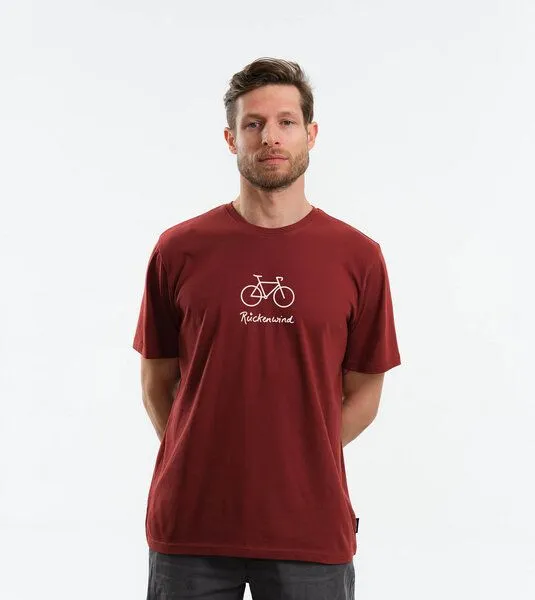 Gary Mash GARY MASH Shirt Rückenwind groß aus Biobaumwolle, Kastanie (rot), – Produktbild 3 von 4