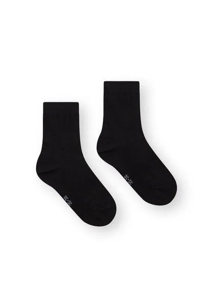 THOKKTHOKK ThokkThokk 3er-Pack Mid Socks Socken (GOTS, Fairtrade, Vegan), Schwarz, – Produktbild 3 von 6