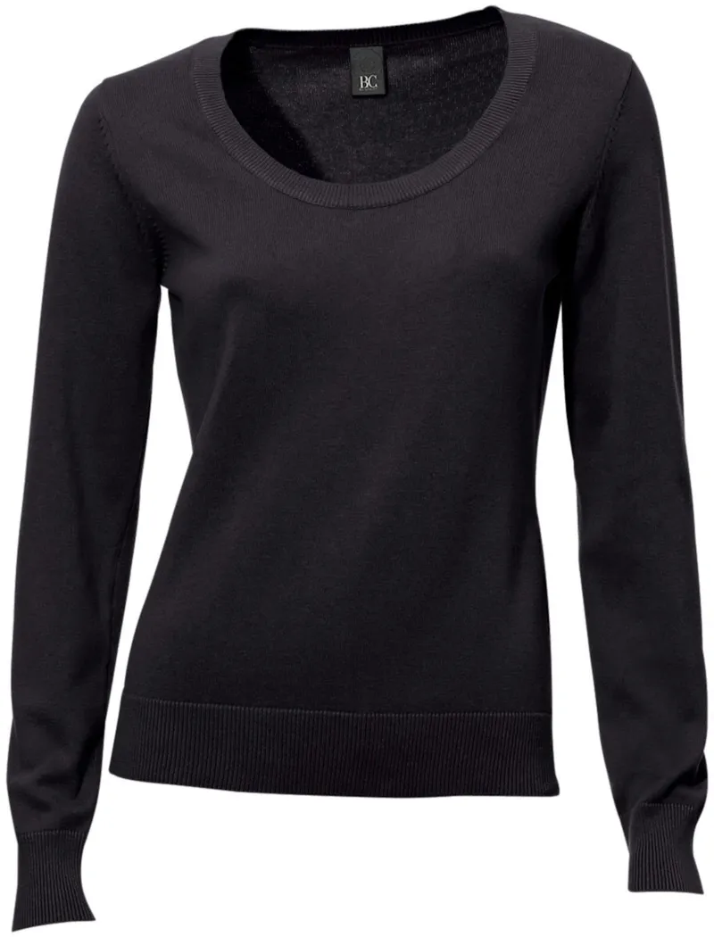 heine Rundhalspullover schwarz, Schwarz, – Produktbild 2 von 2