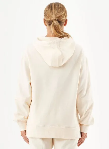 ORGANICATION ORGANICATION Sweathoodie aus Bio-Baumwolle mit Ballonärmeln, Weiß(off white), – Produktbild 4 von 4
