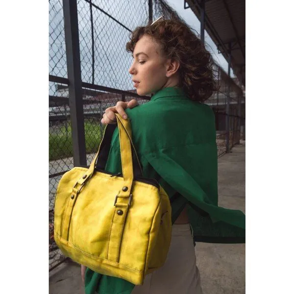 Smateria Smateria Handtasche Carry-On, Petrol (grün), – Produktbild 2 von 4