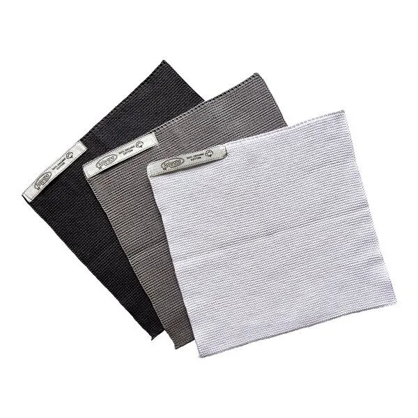Solwang Design Solwang Design 3er-Set Spültücher aus 100% Biobaumwolle, Weiss-grau kombi, – Produktbild 2 von 2