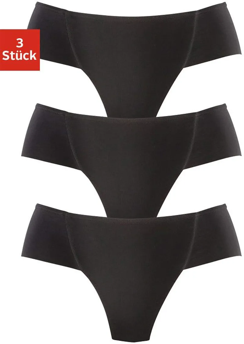 petite fleur by Lascana Formstring schwarz, Schwarz, – Produktbild 1 von 3