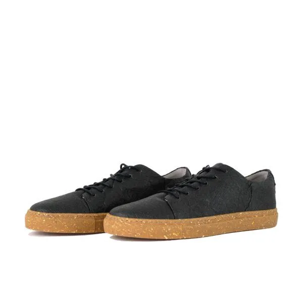SORBAS SORBAS '02 Ananasfaser Sneaker, Black (schwarz), – Produktbild 2 von 4