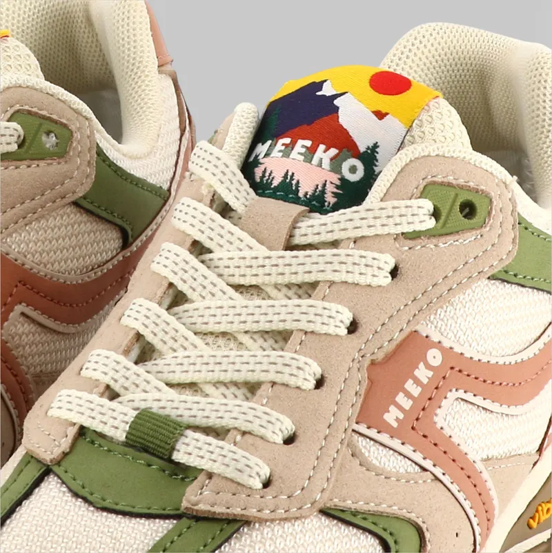 MEEKO MEEKO Herren vegan Sneaker Capra Olive/Beige, Olivgrün, – Produktbild 2 von 2