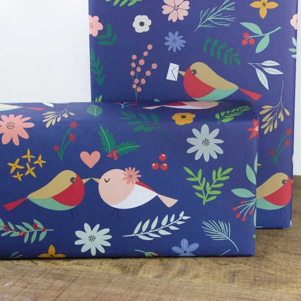 Bow & Hummingbird Bow & Hummingbird Geschenkpapier Bird Love Story – Produktbild 3 von 4