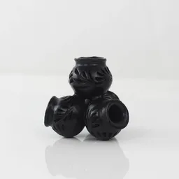 Mitienda Shop Mitienda Shop Miniatur Dekokrüge Cantaros aus schwarzer Keramik – Produktbild 1 von 1