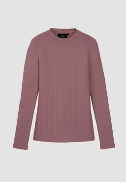 recolution Damen Rib Longsleeve aus Leinen und LENZING ECOVERO Viskose Mix - STELLA - recolution – Produktbild 1 von 1