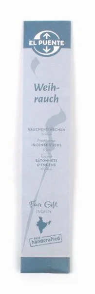 El Puente El Puente Räucherstäbchen "Weihrauch" | Fair Trade & Handmade aus Indien – Produktbild 1 von 1