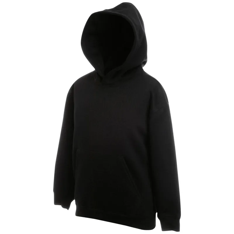 Fruit Of The Loom Fruit of the Loom Cotton Classics-16.2043 Kinder Kapuzen Sweater Gr. 116 black – Produktbild 1 von 1