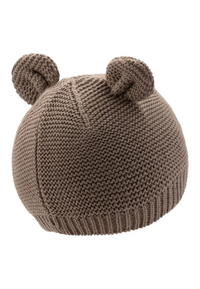 Sterntaler Sterntaler Strickmütze GOTS Strickmütze Ohren (1-St), Braun|bunt, – Produktbild 2 von 5