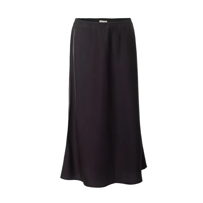 Living Crafts LIVING CRAFTS - Damen Rock - Braun (100% Lyocell (Tencel™ by Lenzing)), Nachhaltige Mode, Bio Bekleidung, Braun, – Produktbild 1 von 2