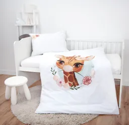 Baby Best Baby Best Babybettwäsche Giraffe, Renforcé, 2 teilig, mit liebevollem Motiv – Produktbild 1 von 1