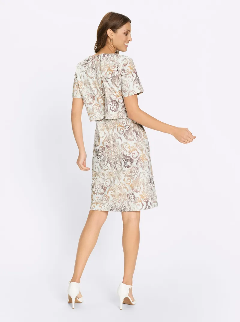 Witt Druckkleid, Ecru-sesam-bedruckt, – Produktbild 2 von 2