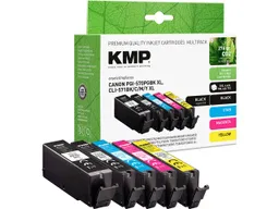 KMP KMP Tintenpatrone ersetzt Canon PGI-570 PGBK/CLI-571BK schwarz, cyan, magenta, gelb – Produktbild 1 von 1
