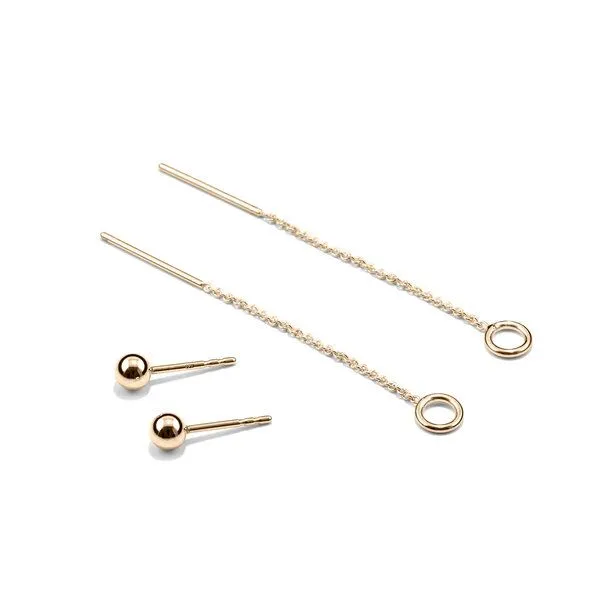 Jonathan Radetz Jewellery Jonathan Radetz Jewellery Hänger LOOP, Gold 585, 14 Karat, Handmade in Germany – Produktbild 1 von 3