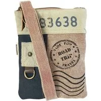 Sunsa Sunsa Damen Handy Tasche, kleine Umhängetasche aus Canvas. Vintage Cross Over bag – Produktbild 1 von 2