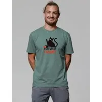 watapparel watapparel T-Shirt Unisex Cat, Green bay, – Produktbild 1 von 1