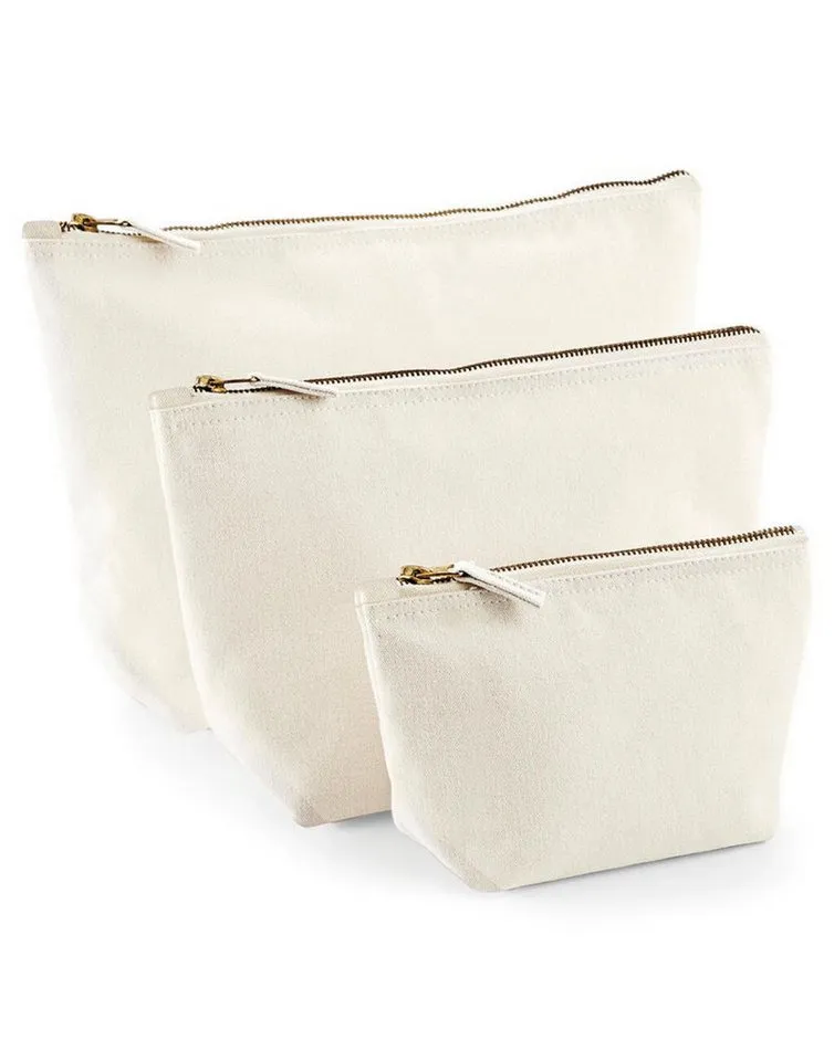 Westford Mill Westford Mill Kulturbeutel Canvas Accessory Bag S: 17x7, M: 26x12, L: 31x15, Natural, – Produktbild 2 von 5