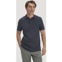 hessnatur hessnatur Piqué Polo Regular aus reiner Bio-Baumwolle, Marine, – Produktbild 3 von 7