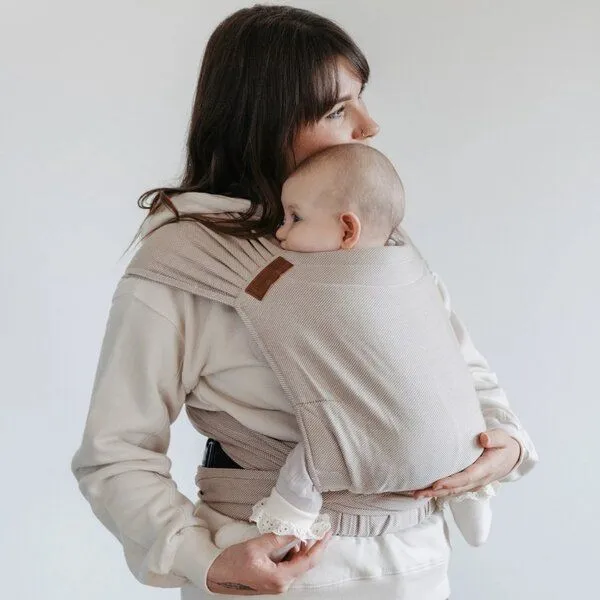 Hoppediz Hoppediz Babytrage Hop-Tye Advanced, Beige-djerba, – Produktbild 4 von 4