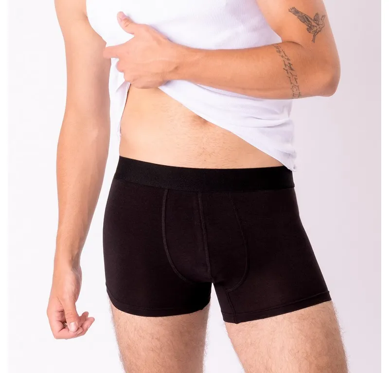 OCCULTO Boxershorts Herren Bambus Boxershorts 5er Pack (Modell: Bryan), Grau, – Produktbild 4 von 5