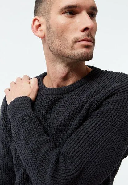 Givn Berlin Givn Berlin Strickpullover GBCARL aus Bio-Baumwolle, Anthracite, – Produktbild 4 von 4