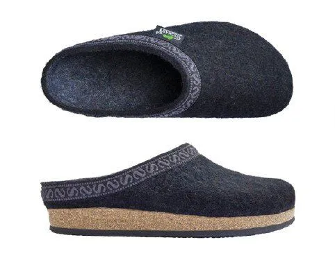 Stegmann Stegmann Wollfilz-Pantoffel Unisex 108, Schwarz, – Produktbild 1 von 1