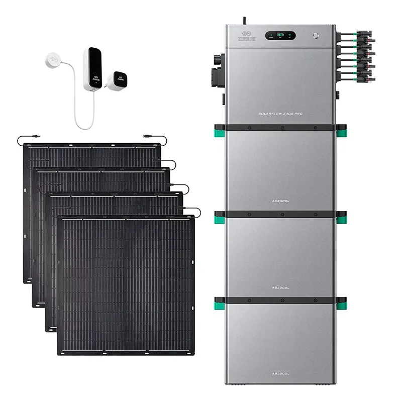 Zendure Deutschland Zendure Deutschland Zendure SolarFlow 2400 Pro | 2400W Bi-direktionaler Balkonkraftwerk-Speicher, SolarFlow 2400 Pro + Smart Meter D0 (2.4 kWh) / 3*AB3000L (8.64 kWh) / 4*230W Flexible (920Wp) – Produktbild 1 von 1