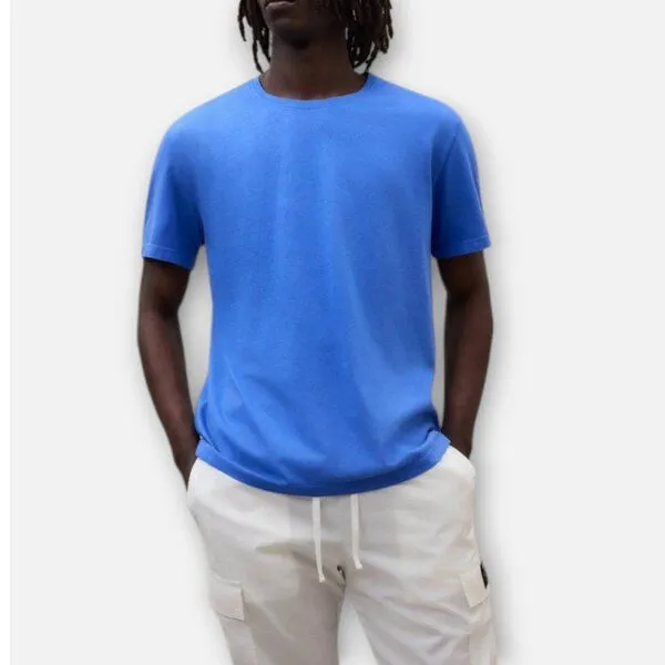 ECOALF ECOALF T-Shirt aus 100 % recycelter Baumwolle, Pacific blue, – Produktbild 1 von 4
