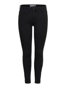 Only Only Skinny-fit-Jeans Skinny Fit Jeans Ankle Zip ONLKENDELL für Damen (1-tlg) Ecovero nachhaltig unifarben wärmend Reißverschluss – Produktbild 1 von 1